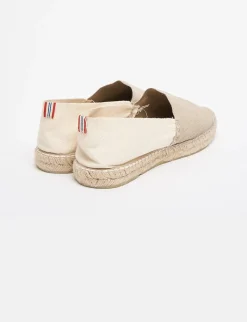 Hot Ines de la Fressange Paris Aglae espadrilles beige ecru