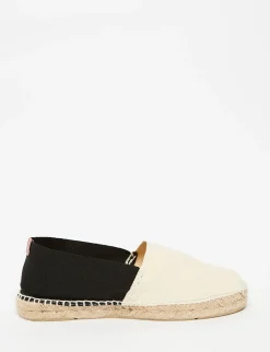 Online Ines de la Fressange Paris Aglae espadrilles ecru-black