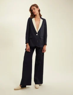 New Ines de la Fressange Paris Aglae navy espadrilles