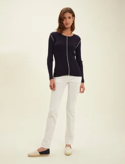 New Ines de la Fressange Paris Aglae navy espadrilles