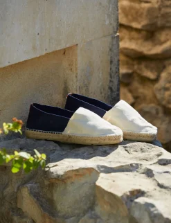 New Ines de la Fressange Paris Aglae navy espadrilles