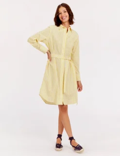 Discount Ines de la Fressange Paris Amour jaune shirt dress