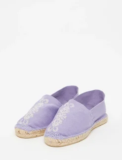 Store Ines de la Fressange Paris Auriane mauve espadrilles