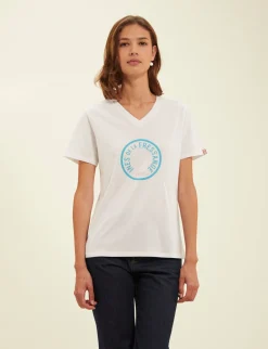 Clearance Ines de la Fressange Paris Aurora white T-shirt