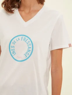 Clearance Ines de la Fressange Paris Aurora white T-shirt