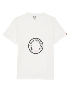 Sale Ines de la Fressange Paris Aurore V-neck T-shirt khaki