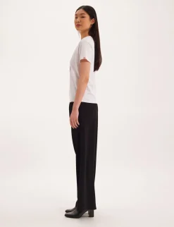 Best Sale Ines de la Fressange Paris Aurore V-neck T-shirt white