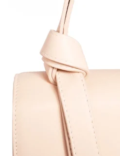 Fashion Ines de la Fressange Paris Béatrice beige/pink leather bag