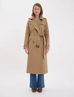 Fashion Ines de la Fressange Paris Beige Gaultier trench coat