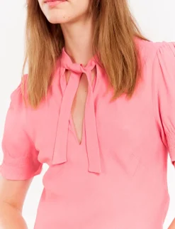 Best Ines de la Fressange Paris Cerise long pink dress