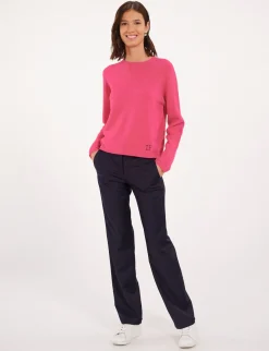 Online Ines de la Fressange Paris Charly navy blue trainers