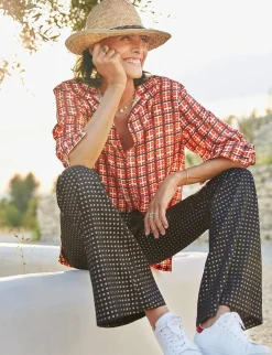 Fashion Ines de la Fressange Paris Charly red trainers