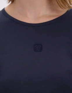 Clearance Ines de la Fressange Paris Cindy navy long-sleeved T-shirt