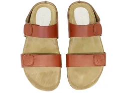 Sale Ines de la Fressange Paris Delia cognac leather mules