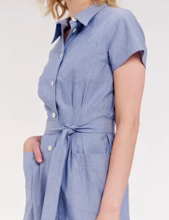 Cheap Ines de la Fressange Paris Ethel straight blue dress