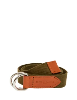 New Ines de la Fressange Paris Eulalie khaki belt