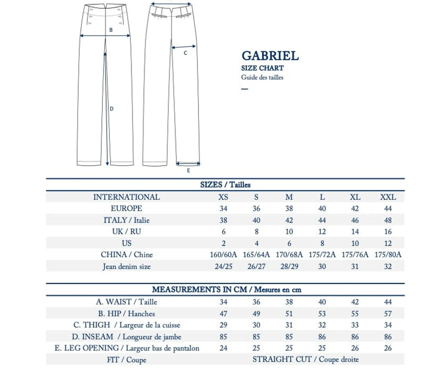 Flash Sale Ines de la Fressange Paris Gabriel black trousers