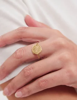 Best Ines de la Fressange Paris Gold-plated Lutece sunburst ring