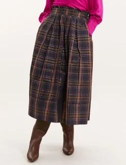 Cheap Ines de la Fressange Paris Héloïse plaid skirt