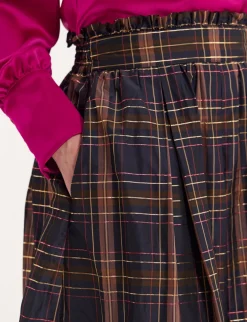 Cheap Ines de la Fressange Paris Héloïse plaid skirt