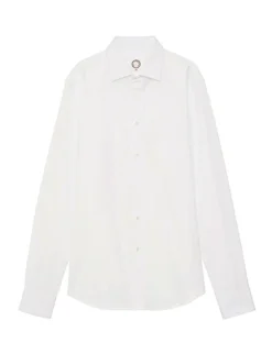 New Ines de la Fressange Paris Julien men's white shirt