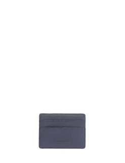 Hot Ines de la Fressange Paris Le Parisien navy leather simple card holder