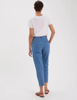 Fashion Ines de la Fressange Paris Luna blue denim jeans x Notify