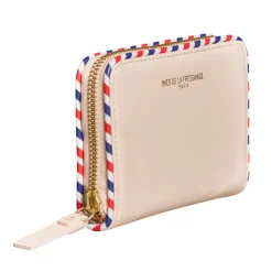 Cheap Ines de la Fressange Paris Marcia pinkish beige wallet and card holder