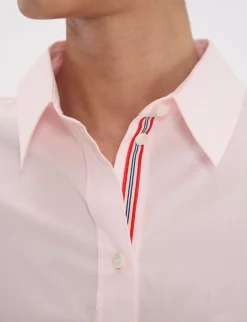 Flash Sale Ines de la Fressange Paris Martin pale pink cotton shirt