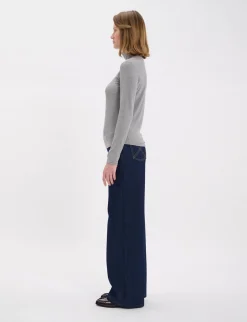 Store Ines de la Fressange Paris Matthieu grey turtleneck T-shirt