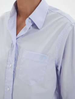 Flash Sale Ines de la Fressange Paris Maureen sky blue shirt