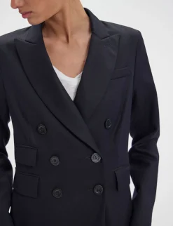 Cheap Ines de la Fressange Paris Maurice navy blue wool jacket