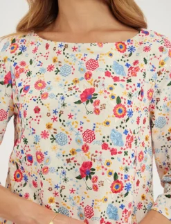 Flash Sale Ines de la Fressange Paris Megan dress with embroidery