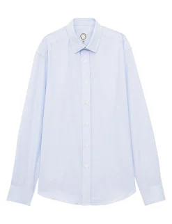 Clearance Ines de la Fressange Paris Olivier light blue shirt for men