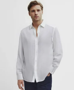 Clearance Ines de la Fressange Paris Olivier white shirt for men