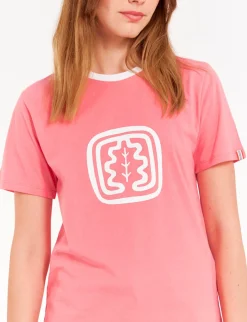 Store Ines de la Fressange Paris Oscar pink round-neck t-shirt