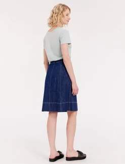 Clearance Ines de la Fressange Paris Rachel denim skirt