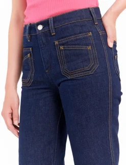 Outlet Ines de la Fressange Paris Rica navy jeans x Notify