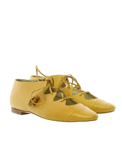 Shop Ines de la Fressange Paris Richelieu open yellow