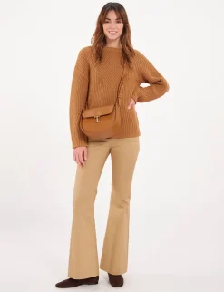 Cheap Ines de la Fressange Paris Senda bag camel leather