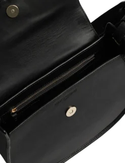 Flash Sale Ines de la Fressange Paris Senda black leather bag