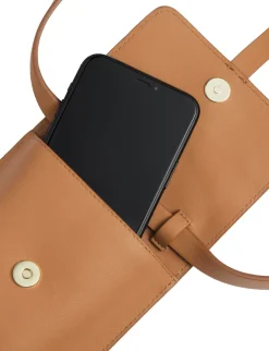 Cheap Ines de la Fressange Paris Smartphone bag Léonore camel