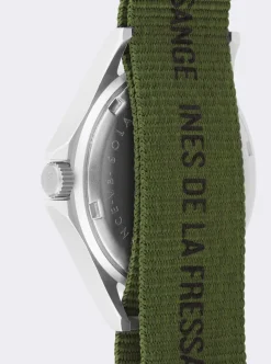 Clearance Ines de la Fressange Paris SOLAR FIELD KAKI