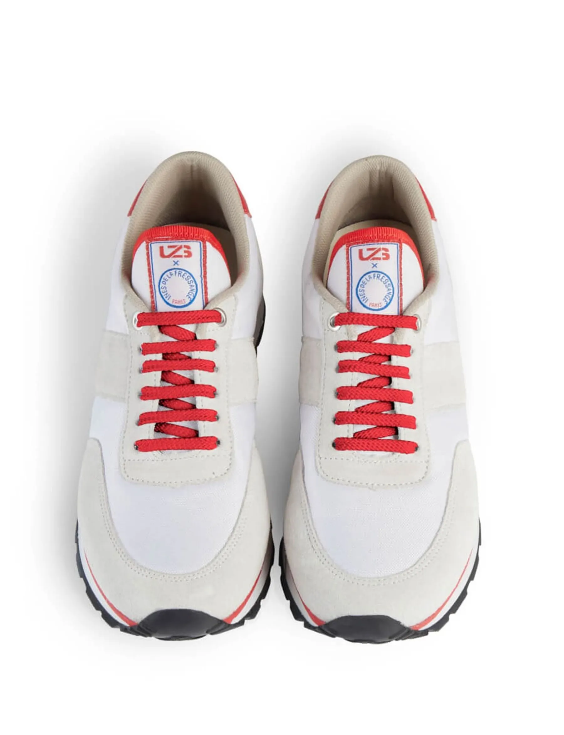 Cheap Ines de la Fressange Paris Unisex ecru UZS x Ines trainers