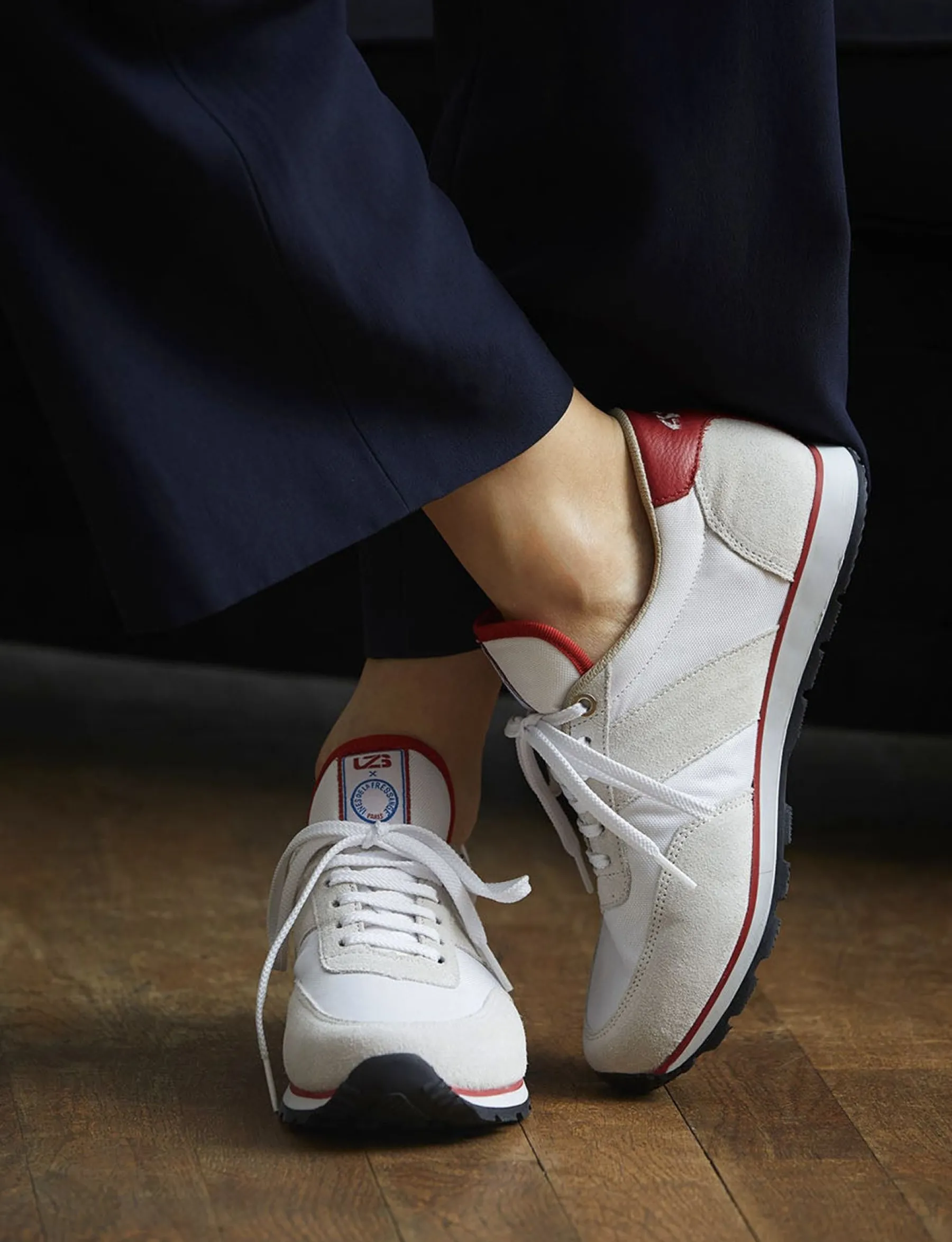 Cheap Ines de la Fressange Paris Unisex ecru UZS x Ines trainers