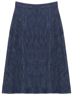 Flash Sale Ines de la Fressange Paris Viveka jean skirt