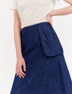 Flash Sale Ines de la Fressange Paris Viveka jean skirt
