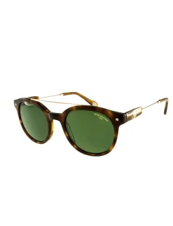 Best Ines de la Fressange Paris Yvonne sunglasses in honey-coloured acetate